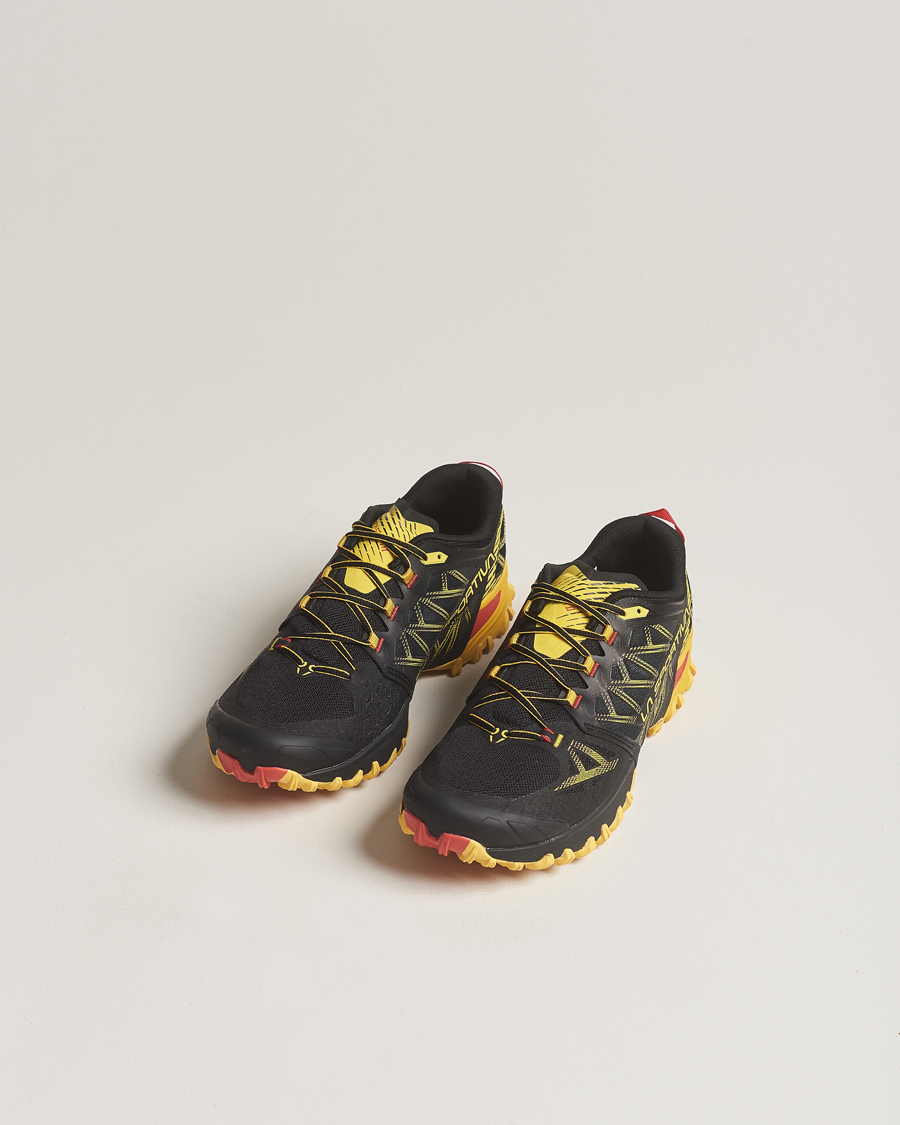 Men | La Sportiva | La Sportiva | Bushido III Trail Running Sneakers Black/Yellow