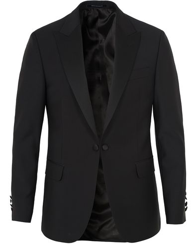 Men | Blazers | Oscar Jacobson | Frampton Tuxedo Jacket Black