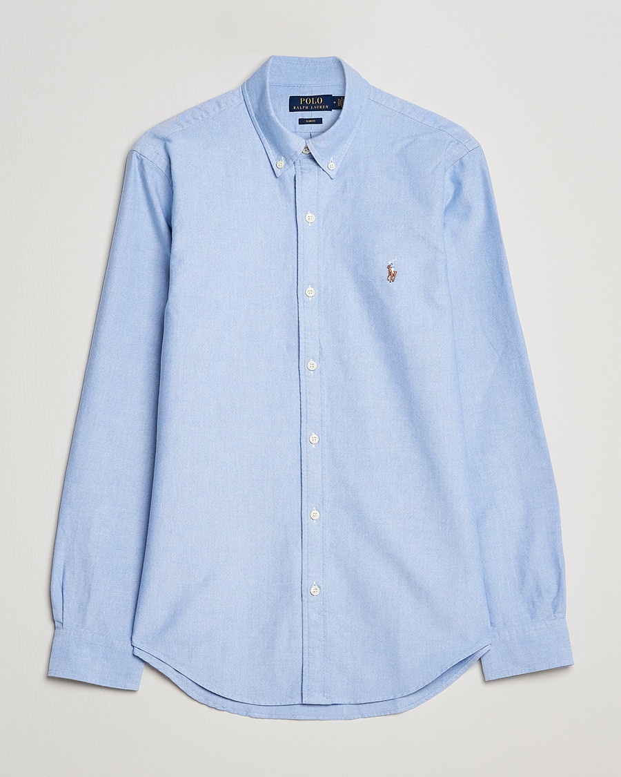 Polo Ralph Lauren Slim Fit Shirt Oxford Blue – Blue