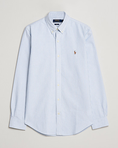 Men | Departments | Polo Ralph Lauren | Slim Fit Shirt Oxford Stripes Blue