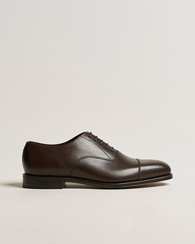 Handmade Shoes |  Aldwych Oxford Dark Brown Calf