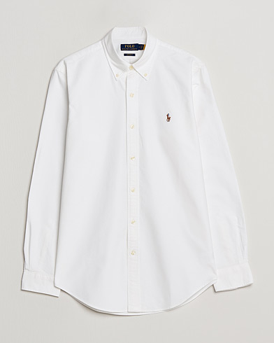 Men | Oxford Shirts | Polo Ralph Lauren | Custom Fit Shirt Oxford White