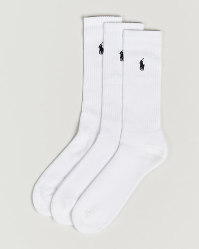 Men | Underwear & Socks | Polo Ralph Lauren | 3-Pack Sport Socks White