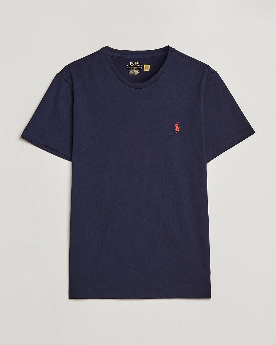Polo Ralph Lauren Custom Slim Fit Tee Ink – Blue