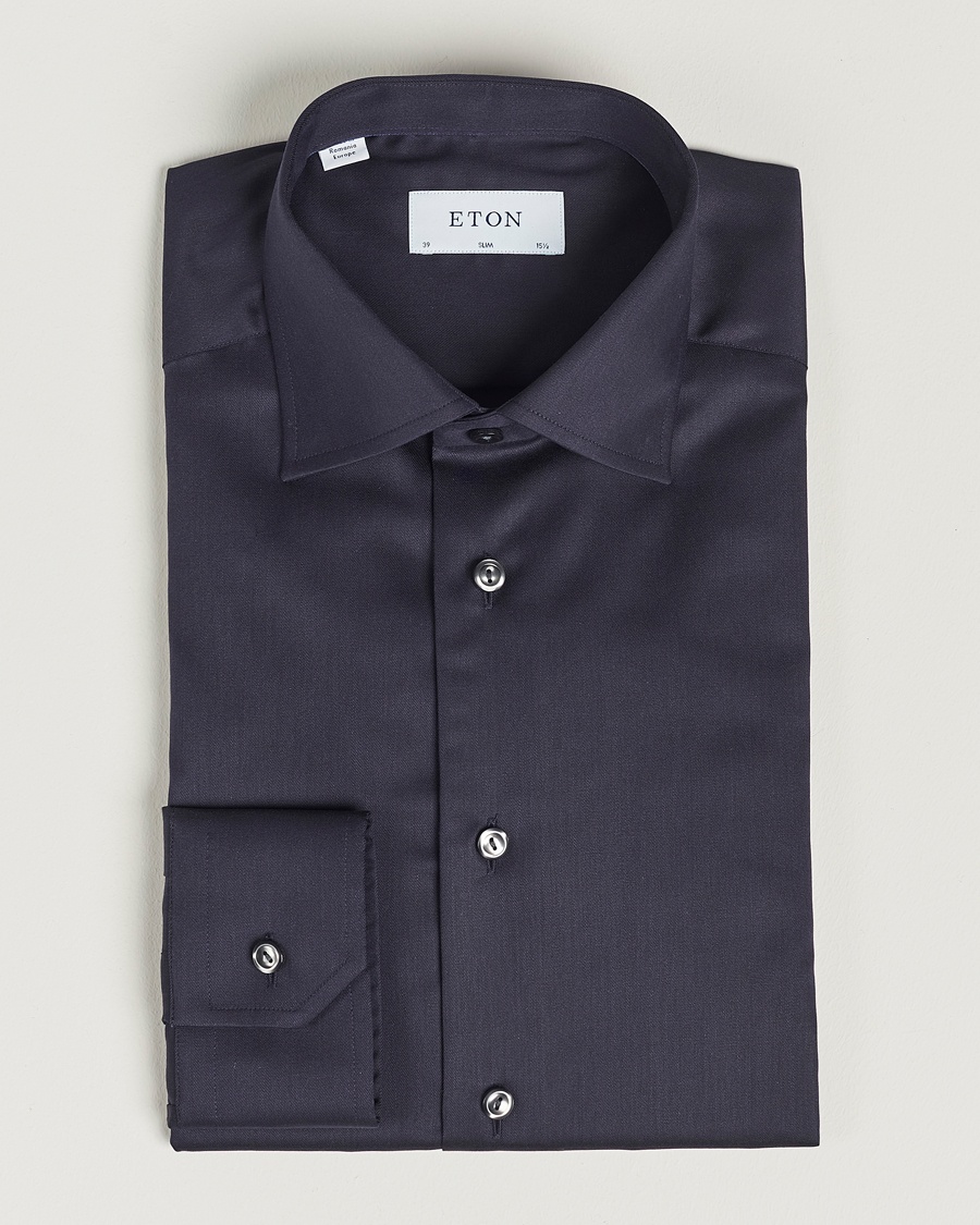 Eton Slim Fit Shirt Navy – Blue