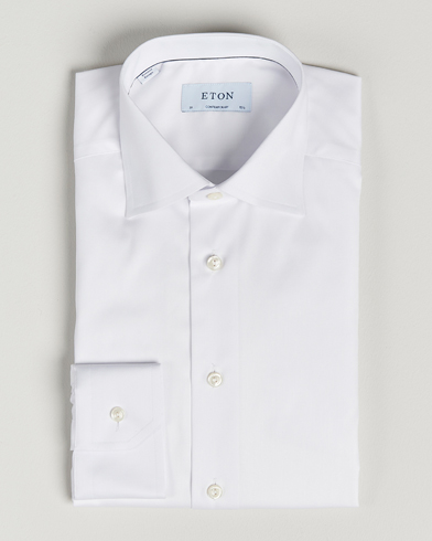 Men | Business Shirts | Eton | Contemporary Fit Shirt White