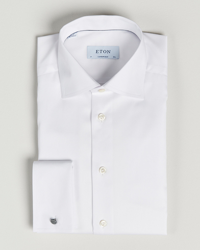 Men |  | Eton | Contemporary Fit Shirt Double Cuff White