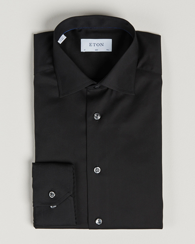 Men |  | Eton | Slim Fit Shirt Black