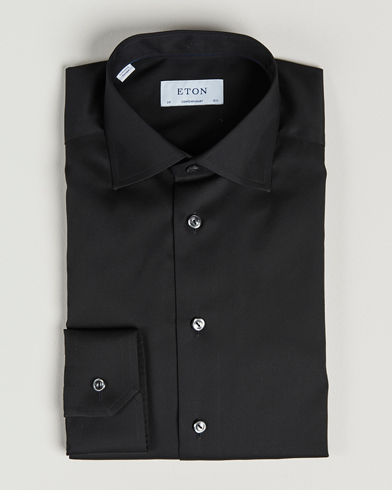Men | Celebrate New Year's Eve in style | Eton | Contemporary Fit Shirt Black