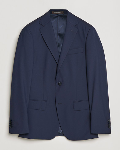 Men | Suit Jackets | Oscar Jacobson | Edmund Blazer Super 120's Wool Navy