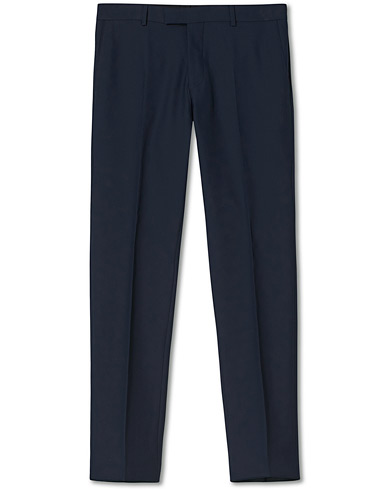 Trousers |  Damien Trousers Super 120's Wool Navy