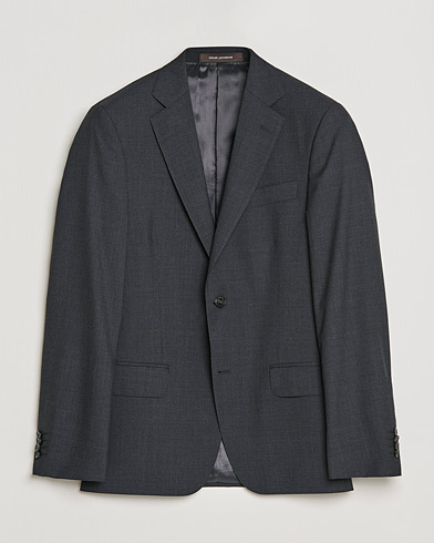 Men | Suit Jackets | Oscar Jacobson | Edmund Blazer Super 120's Wool Grey