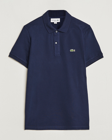 Men | The Summer Collection | Lacoste | Slim Fit Polo Piké Navy Blue