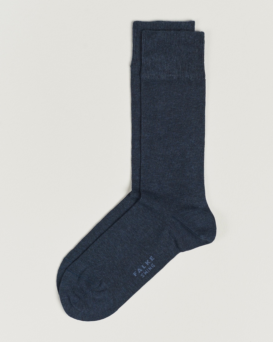Falke Swing 2-Pack Socks Blue Melange – Blue