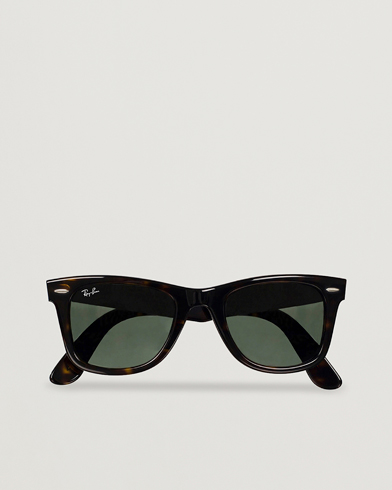 Men |  | Ray-Ban | Original Wayfarer Sunglasses Tortoise/Crystal Green