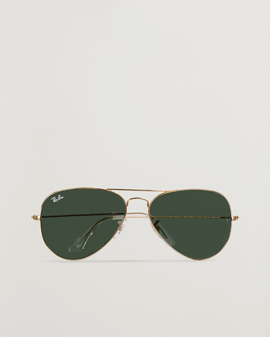 Men | Timeless Classics | Ray-Ban | 0RB3025 Aviator Large Metal Sunglasses Arista/Grey Green