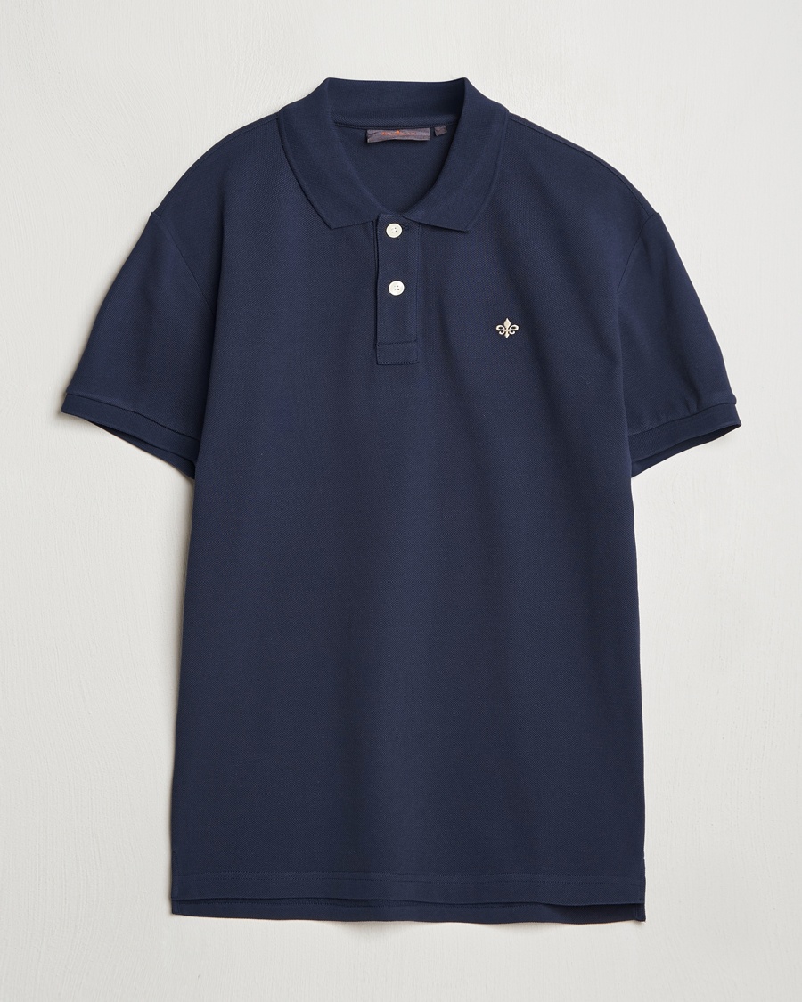 Morris New Piqué Navy – Blue