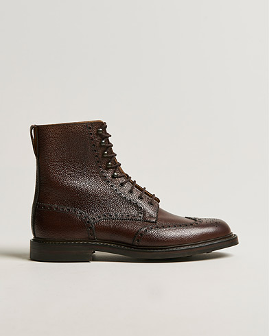 Lace-up Boots |  Islay Boot Dark Brown Grained Calf