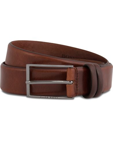  |  Carmello Leather Belt 3,5 cm Medium Brown