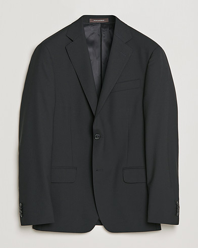 Men | Suit Jackets | Oscar Jacobson | Edmund Blazer Super 120´s Wool Black