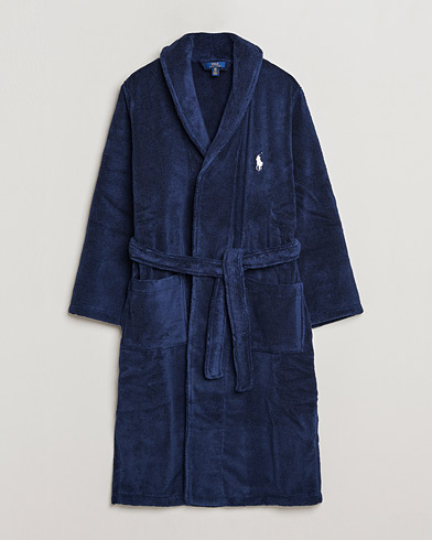 Pyjamas & Robes |  Shawl Robe Navy