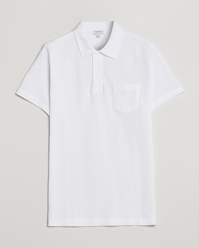 Men |  | Sunspel | Riviera Polo Shirt White