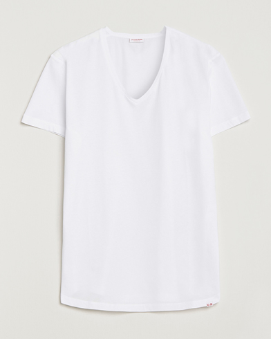 Men | White t-shirts | Orlebar Brown | OB V-Neck Tee White