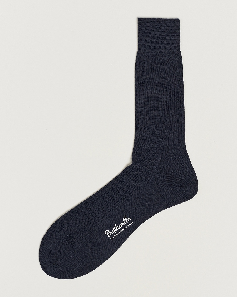 Pantherella Naish Merino/Nylon Sock Navy – Blue