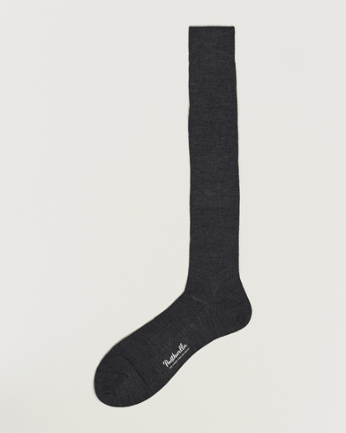 Men |  | Pantherella | Naish Long Merino/Nylon Sock Charcoal