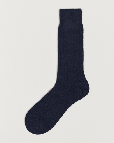 Men | Pantherella | Pantherella | Waddington Cashmere Sock Navy