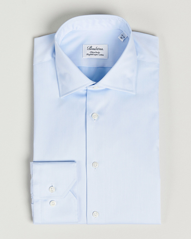 Men | Business Shirts | Stenströms | Fitted Body Shirt Blue