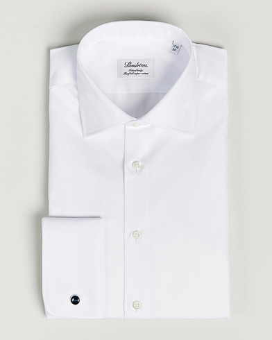 Men | Formal | Stenströms | Fitted Body Double Cuff White