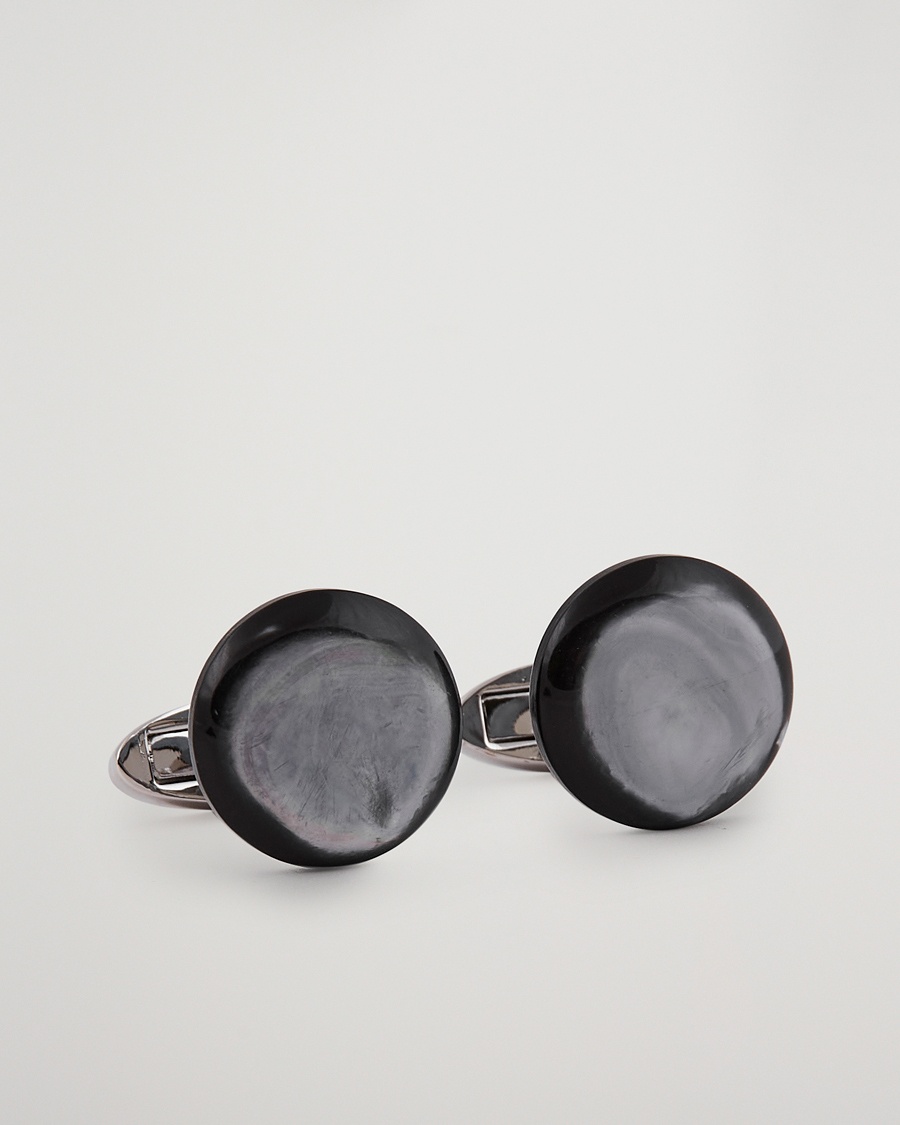 Stenströms Mother of Pearl Cufflink Grey – Grey