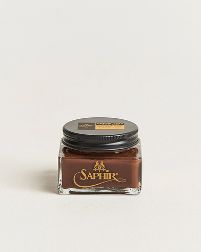 Men | Shoe Care Products | Saphir Medaille d'Or | Creme Pommadier 1925 75 ml Medium Brown