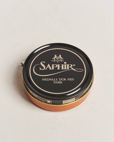 Men | Shoe Care Products | Saphir Medaille d'Or | Pate De Lux 50 ml Tan
