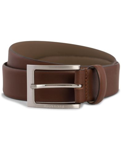BOSS Barnabie Leather Belt 3,5 cm Medium Brown