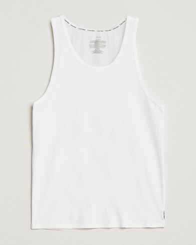 Men | T-Shirts | Calvin Klein | Cotton Tank Top 2-Pack White