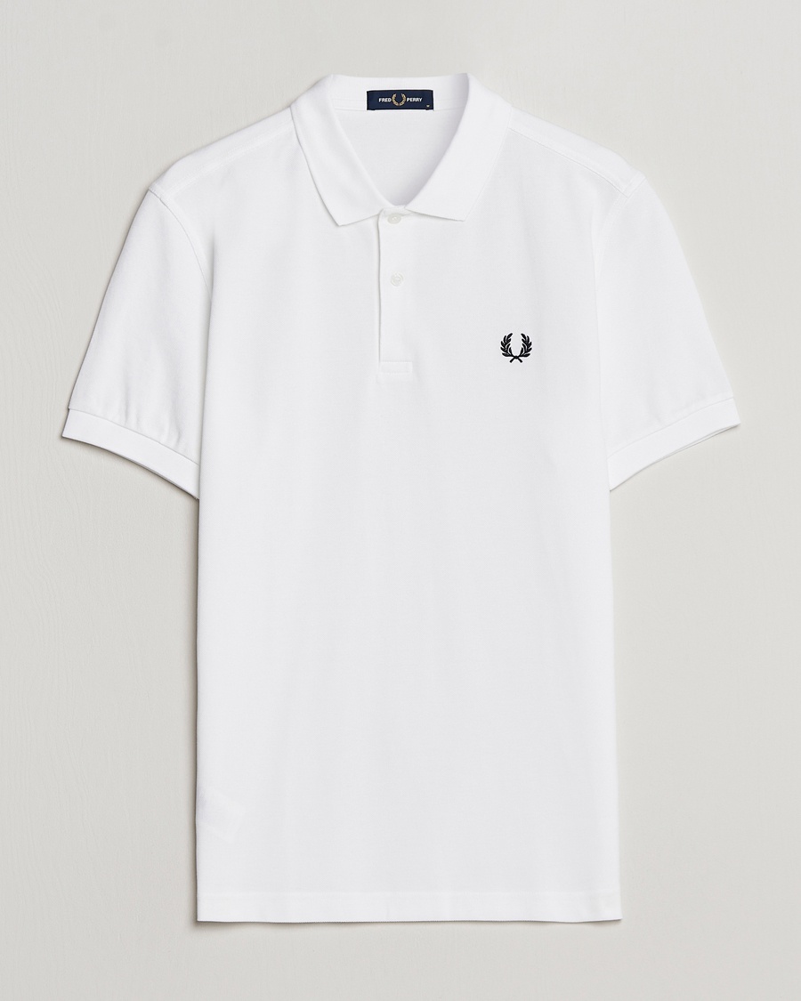 Fred Perry Plain Polo White – White