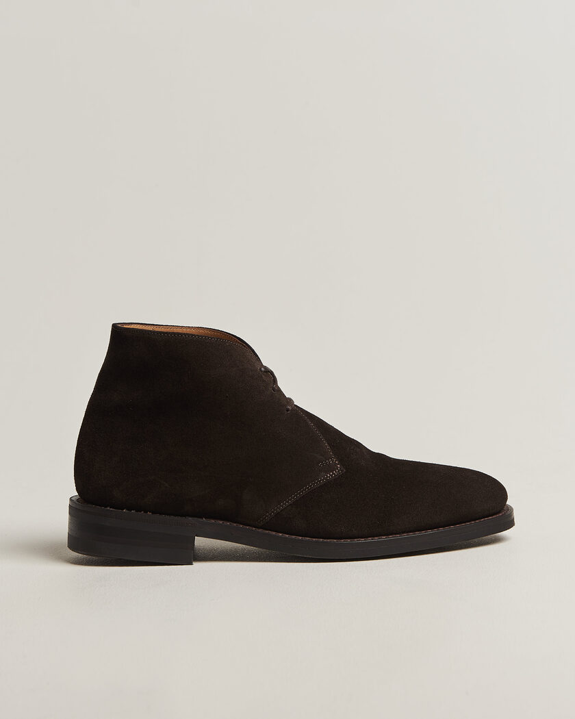 Loake 1880 Pimlico Chukka Boot Dark Brown Suede – Brown