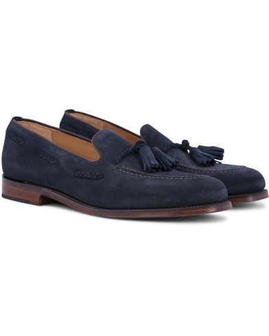  MTO Temple Loafer Navy Suede