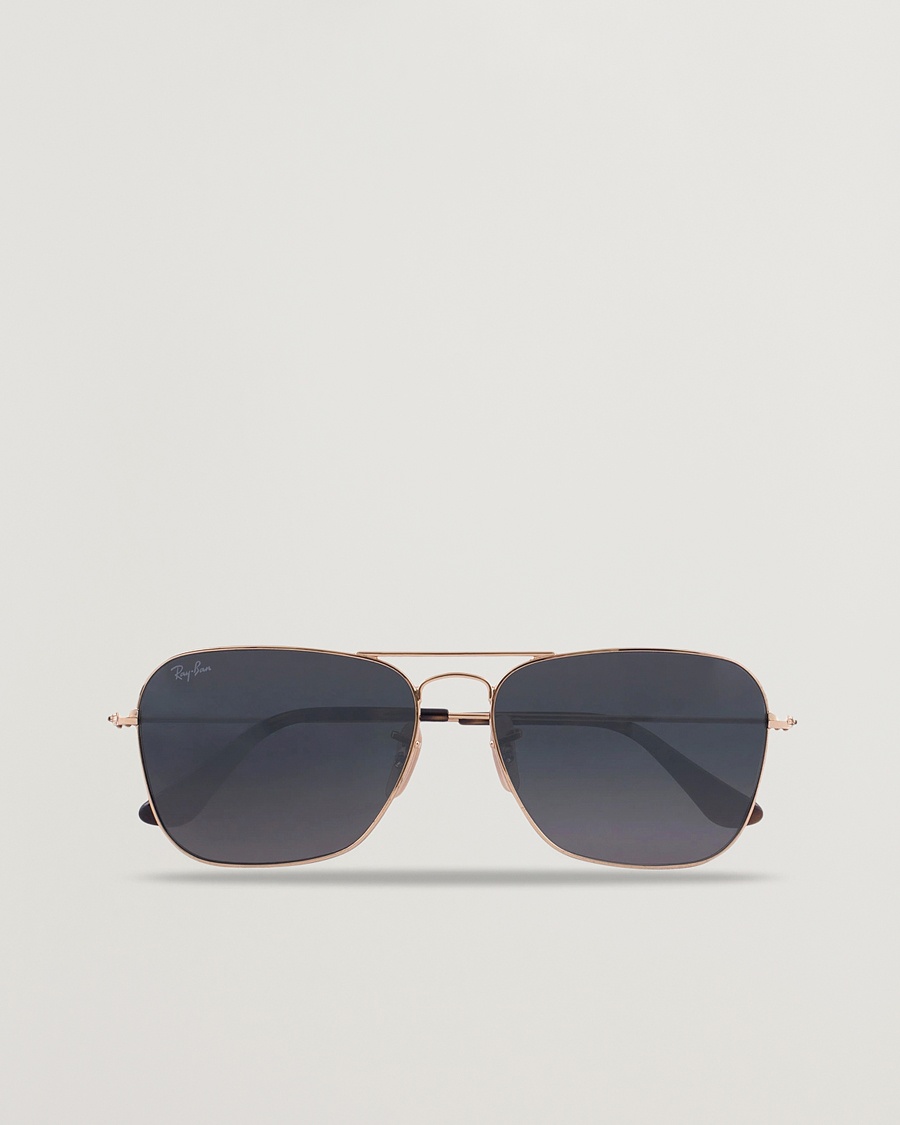 Ray-Ban 0RB3136 Caravan Sunglasses Gold/Grey – gold