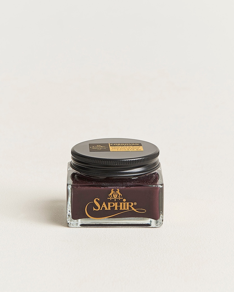 Saphir Medaille d'Or Cordovan Creme 75 ml Burgundy – Brown