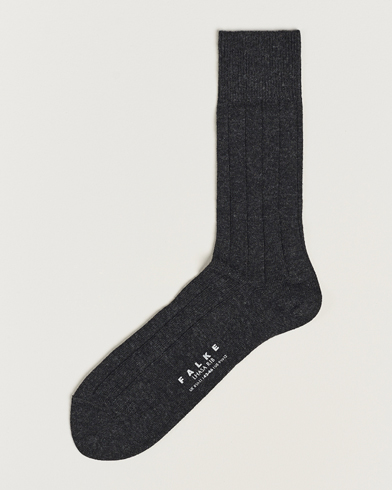 Men |  | Falke | Lhasa Cashmere Socks Antracite Grey