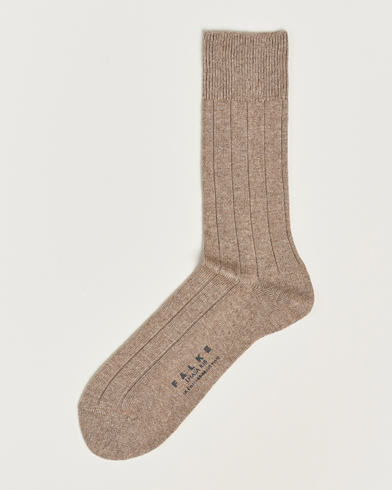 Men | Socks merino wool | Falke | Lhasa Cashmere Sock Nuthmeg Mel