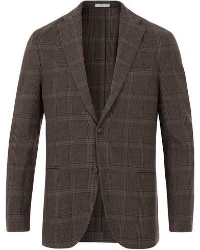  Prince of Wales Wool K Jacket Blazer Grey