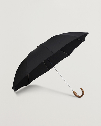 Men | Face the Rain in Style | Fox Umbrellas | Telescopic Umbrella Black