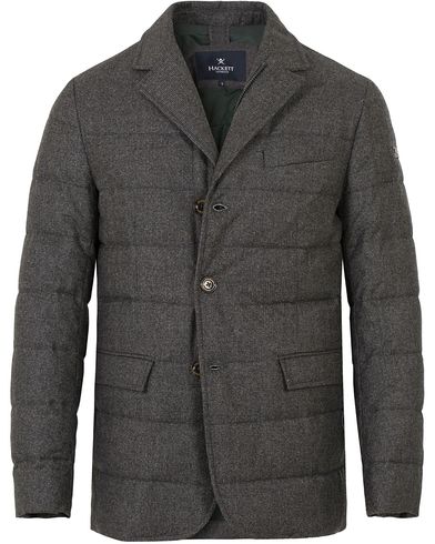  Wool Down Blazer Jacket Grey