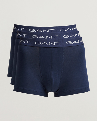 Men | GANT | GANT | 3-Pack Trunk Boxer Navy