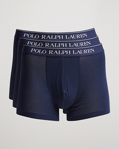Men | Underwear | Polo Ralph Lauren | 3-Pack Trunk Navy 
