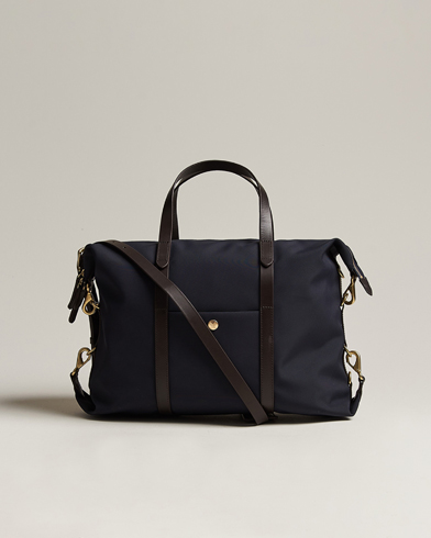 Shoulder Bags |  M/S Utility Nylon Duffle Bag Navy/Dark Brown